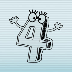 numeric character design 