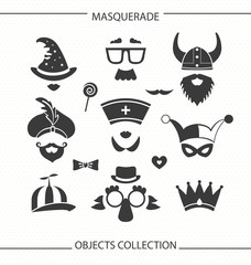 Masquerade funny objects