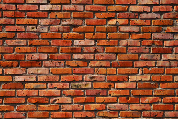 Old grunge brick wall background