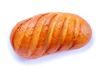 bread on a white background