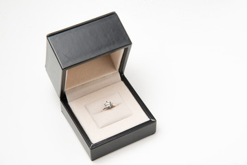 diamond ring in a box