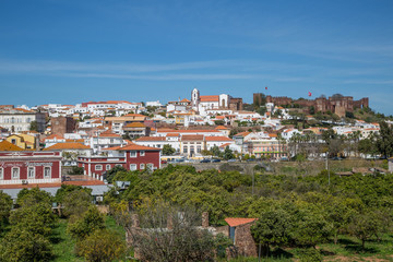 Panorama von Silves, Portugal - der alten Hauptstadt der Algarve