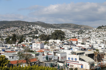 Naklejka premium Bodrum Town in Aegean Coast of Turkey