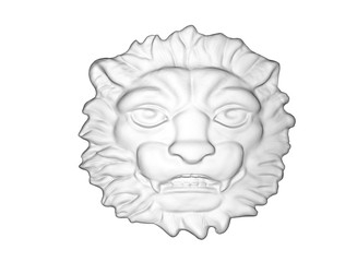 3d illustration of lion head. metal head of a lion. jewelry head of lion. gold head of lion. wooden head of lion. transparent head of lion. diamond cracked scratched