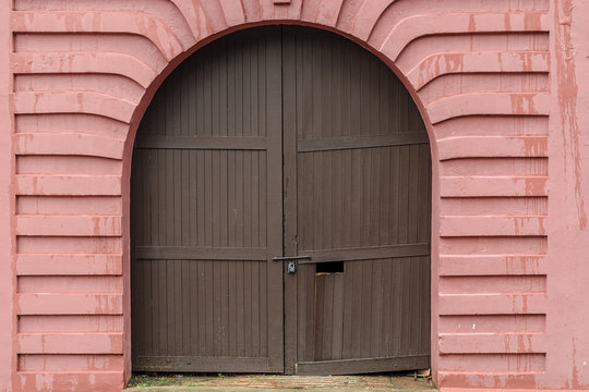 monumental door in the city of Melaca in Malaysia