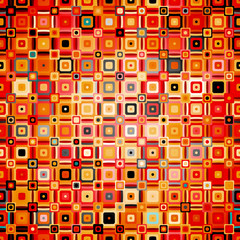 Abstract geometric pattern in disco style