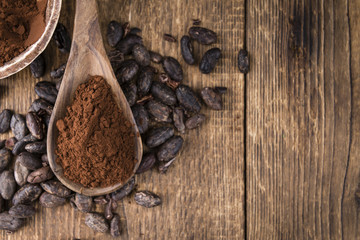 Portion of Cocoa powder