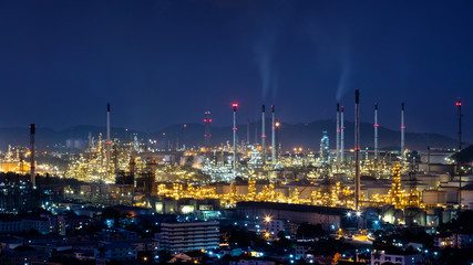 Fototapeta premium Refinery plant area