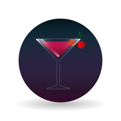 cocktail icon design , vector illustration