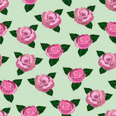 seamless wallpaper pink roses 