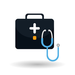 stethoscope icon design , vector illustration