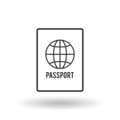 passport icon design 