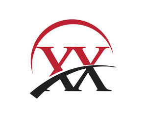 XX red letter logo swoosh