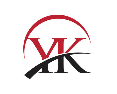 YK red letter logo swoosh