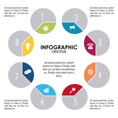 Infographic icon design , vector illustration