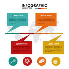 Infographic icon design , vector illustration