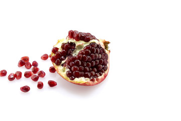 Pomegranate with grains