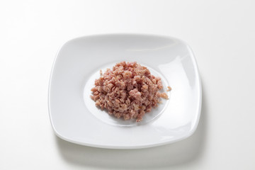 Minced baked ham