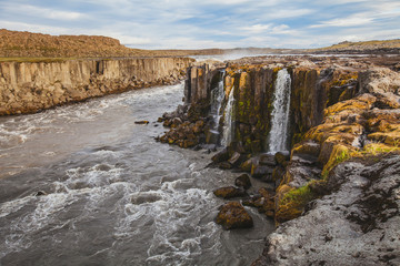 beautiful landscape, waterfall in Iceland © Song_about_summer