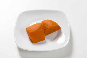 Steamed sweet potato