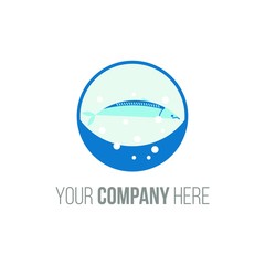 fishing logo icon vector