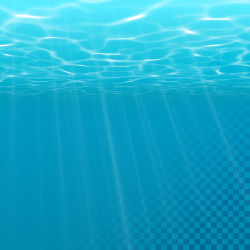 Vector underwater light wallpaper background.