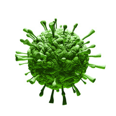 Influenza flu virus H1N1 - obrazy, fototapety, plakaty