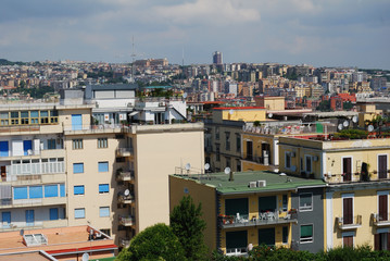 Fototapeta premium Napoli in città. 
