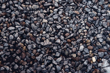 Small shallow stone good for background brown