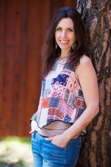Fototapeta premium Pretty middle-aged woman
