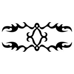 Tattoo. Stencil. Pattern. Design. Ornament. 
Abstract black and white pattern for a different design.
