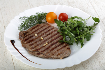 Grilled beaf steak