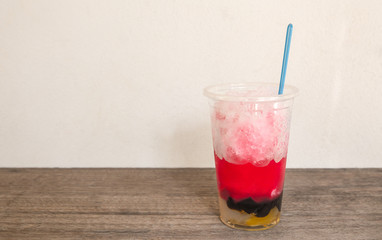 Classic, Thai dessert, Shave Ice on tabel