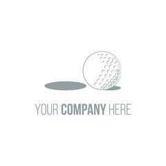 golf logo icon vector