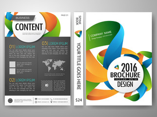 Vector brochure,magazine,modern flyers,cover,annual report,design template,layout,blue abstract circle background in a4 size,To adapt for business poster,portfolio,website,presentation,illustration