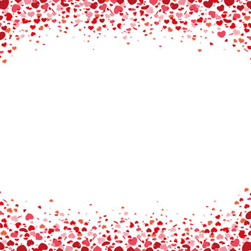 Confetti Hearts White Centre Cover