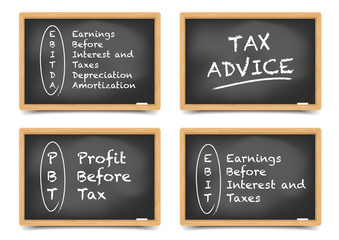 Blackboard Concept taxes