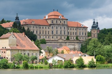 Fototapeta na wymiar Convent in Chotesov in the western Bohemia, Czech republic