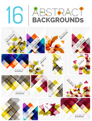 Collection of abstract backgrounds