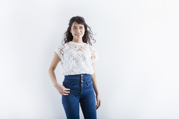 女性のポートレート