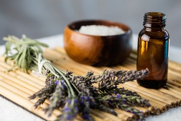 Tray of beauty therapy items