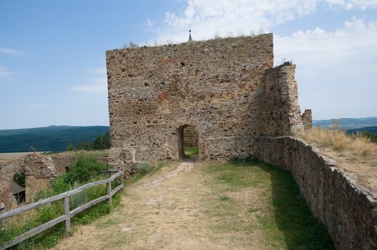 Castle Tocnik in the Central Bohemia, , Czech republic