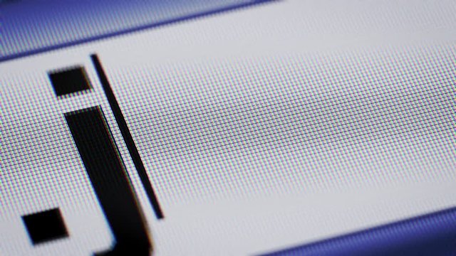 Domain of Japan on a screen