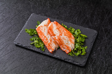 普通のかに蒲鉾 crab-flavored kamaboko(surimi)