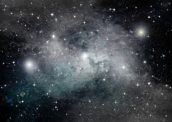 Fototapeta premium galaxy in a free space