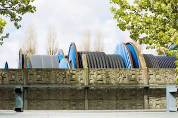 Rouleaux de câbles électriques haute tension