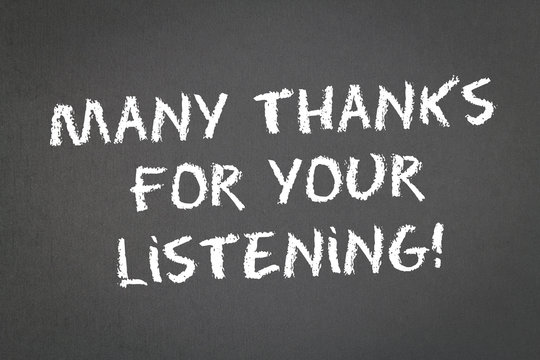Many Thanks for your Listening!