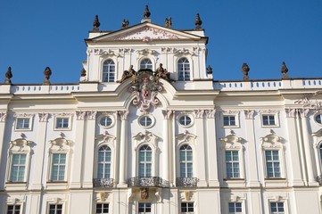 Obraz premium Archbishop Palace at Hradcany Square, Prague , Czech republic