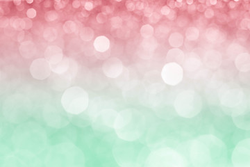 Obraz premium green and red bokeh abstract background wallpaper