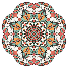 Round ethnic pattern
